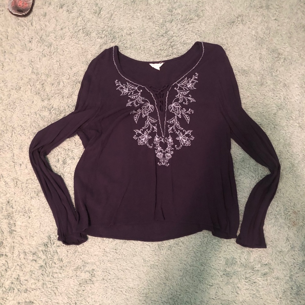 Embroidered top
